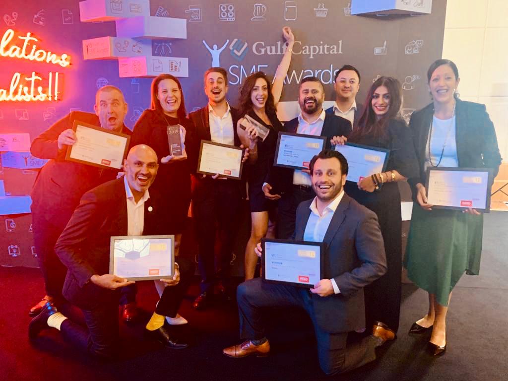 Parisima Talent wins two awards at the Gulf Capital SME Awards 2019